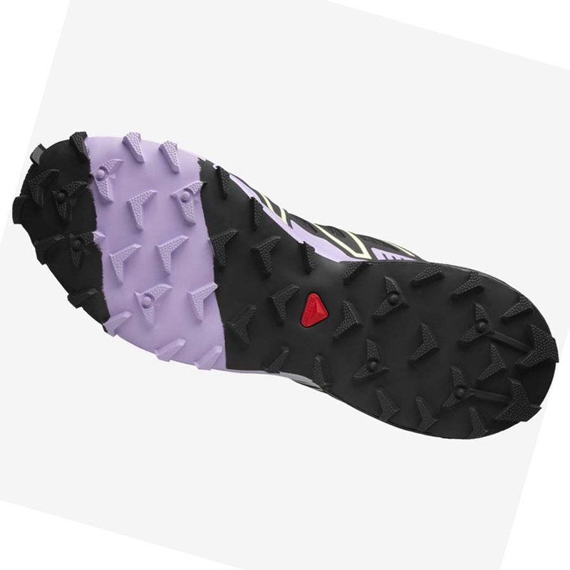 Baskets Salomon SPEEDCROSS 3 Femme Noir Violette | AWINPEM-91