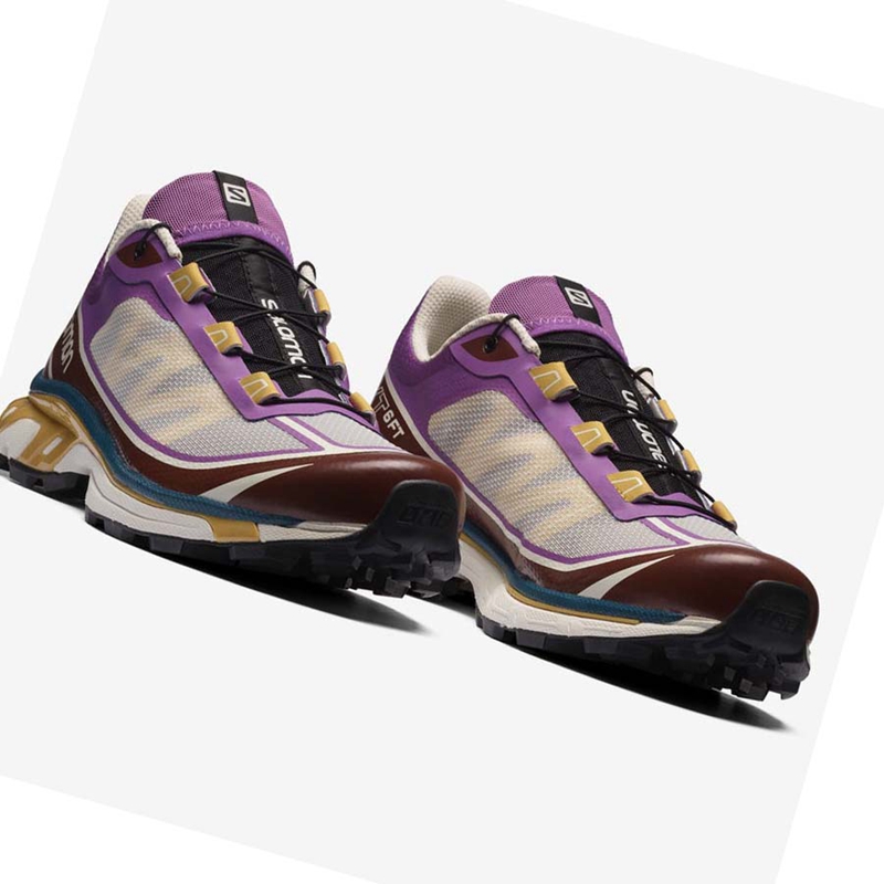 Baskets Salomon XT-6 FT Homme Violette Chocolat | QNWSXUZ-20