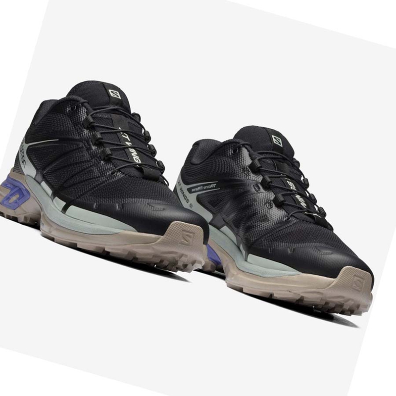 Baskets Salomon XT-WINGS 2 Homme Noir Bleu | IOQBNYP-03