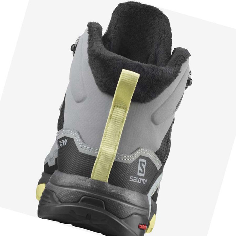 Bottes D'hiver Salomon X ULTRA 4 MID WINTER THINSULATE™ CLIMASALOMON™ Femme Grise | HQZYWET-65