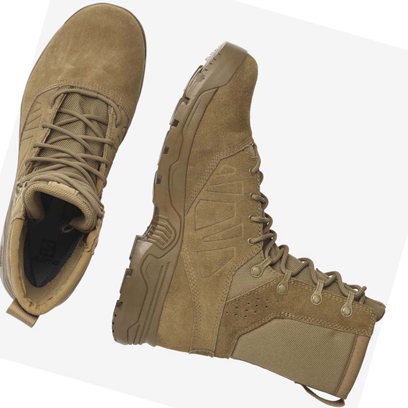 Bottes Salomon GUARDIAN FORCES WIDE Homme Marron | ESGWAVK-96