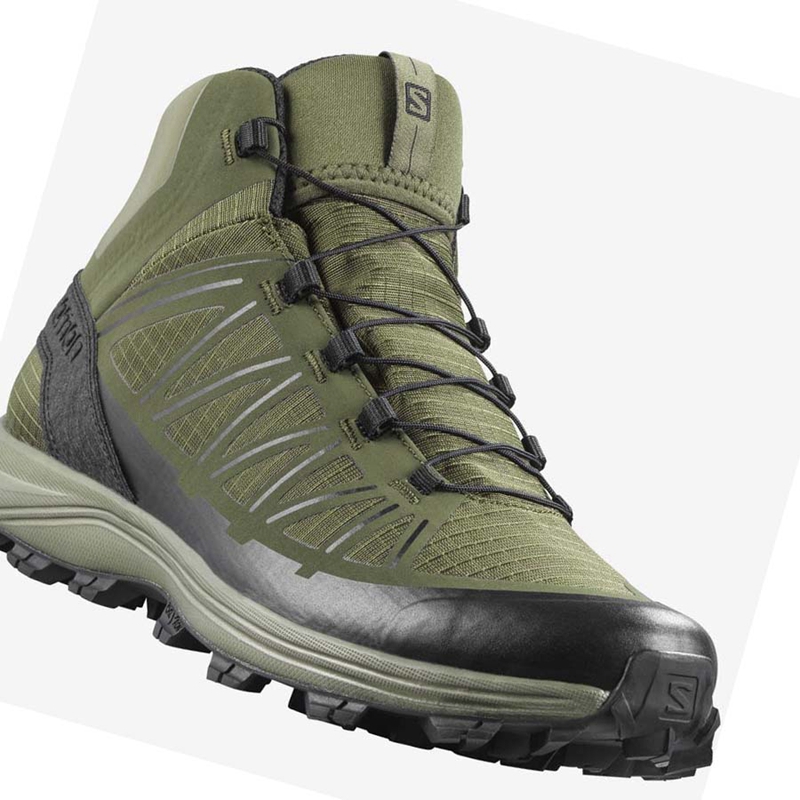 Bottes Salomon SPEED ASSAULT FORCES Homme Vert Olive | XSMHDKF-16