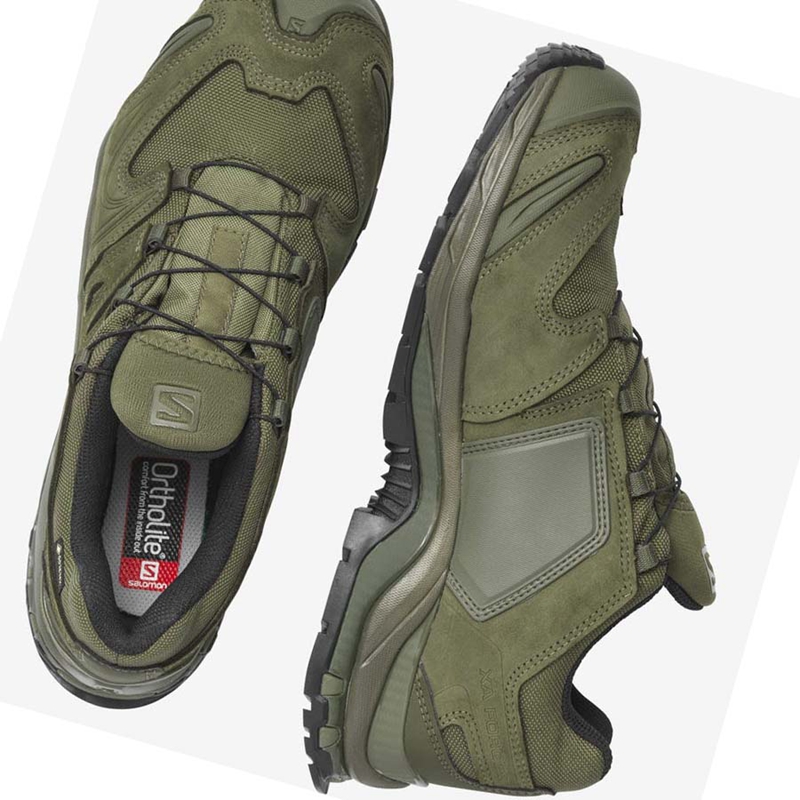 Bottes Salomon XA FORCES GORE-TEX Homme Vert | LADQWBJ-98