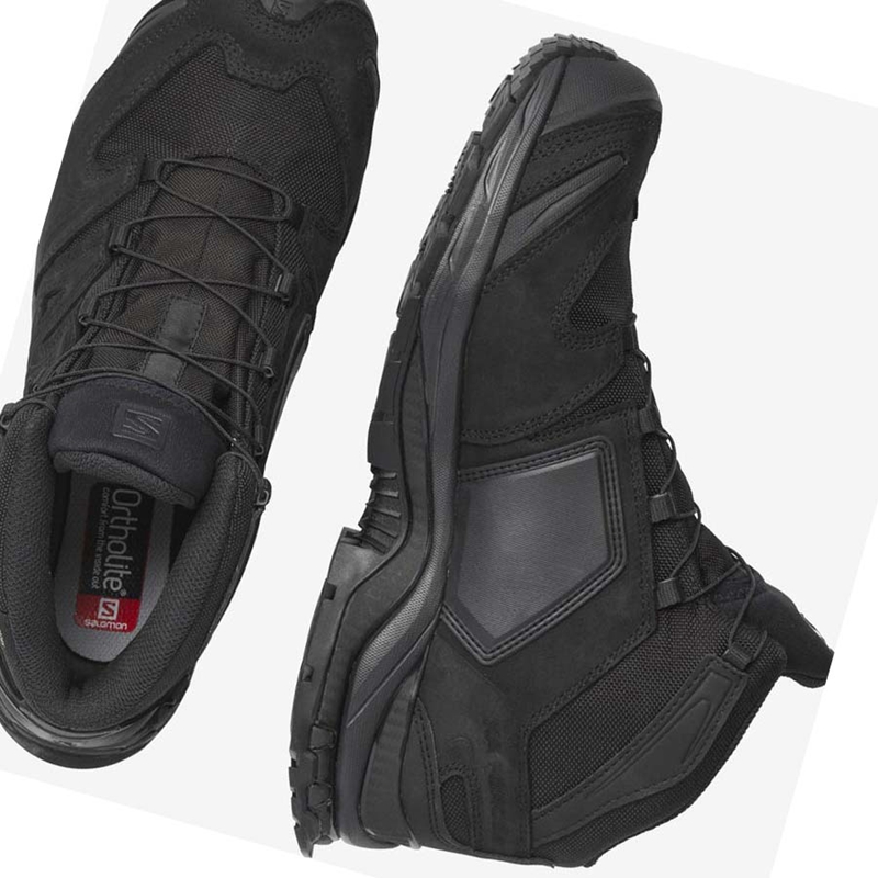 Bottes Salomon XA FORCES MID GORE-TEX EN Homme Noir | OPIDKBY-27