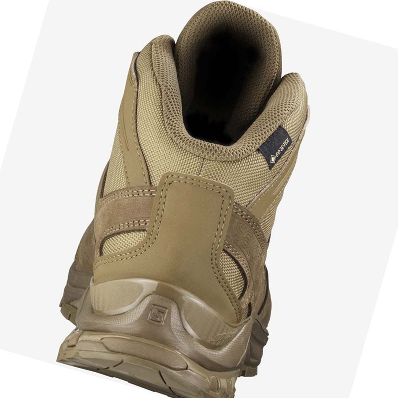 Bottes Salomon XA FORCES MID GORE-TEX Homme Marron | VYHJKTX-57