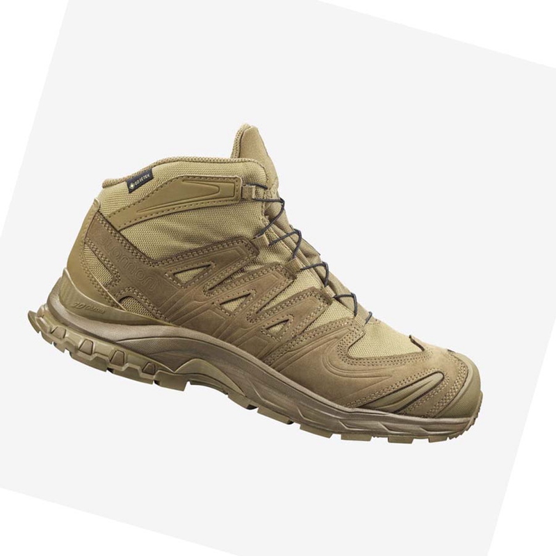 Bottes Salomon XA FORCES MID GORE-TEX Homme Marron | VYHJKTX-57