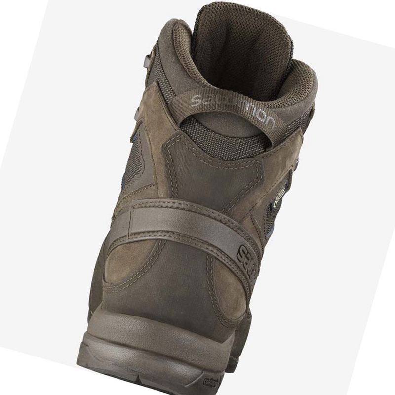 Bottes Salomon X ALP GORE-TEX FORCES Homme Marron | JDZSIVQ-78