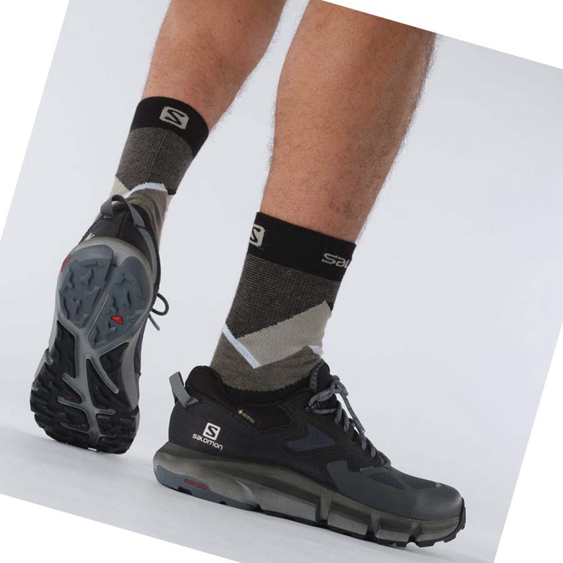 Chaussures Randonnée Salomon PREDICT HIKE GORE-TEX Homme Grise Noir | UJYOEBX-91