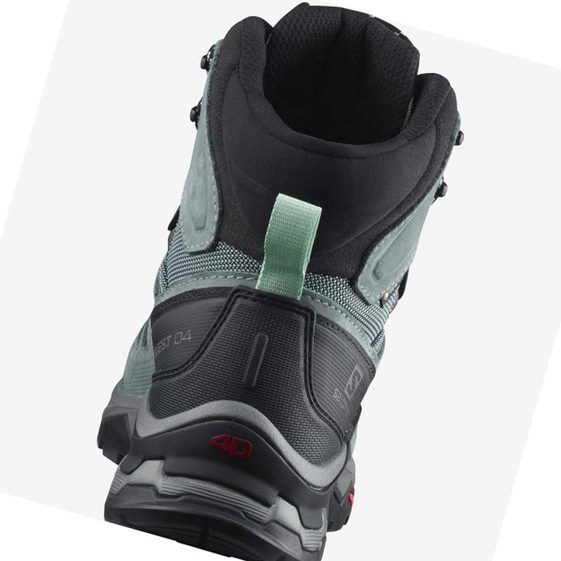 Chaussures Randonnée Salomon WoQUEST 4 GORE-TEX Femme Bleu | QAXPJKG-32