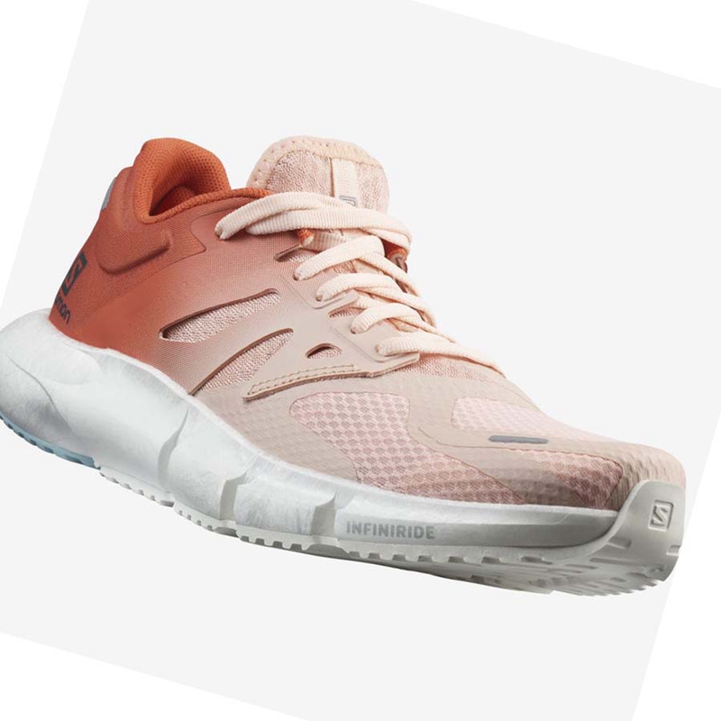 Chaussures Running Salomon PREDICT 2 Femme Rose | QTCRFBV-08