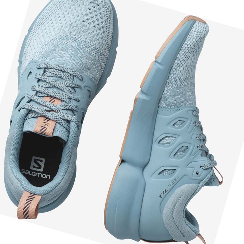 Chaussures Running Salomon PREDICT SOC 2 Femme Bleu | ETFPLJO-71