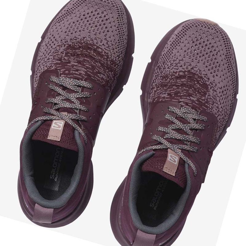Chaussures Running Salomon PREDICT SOC W Femme Violette | ZNLXUKM-06