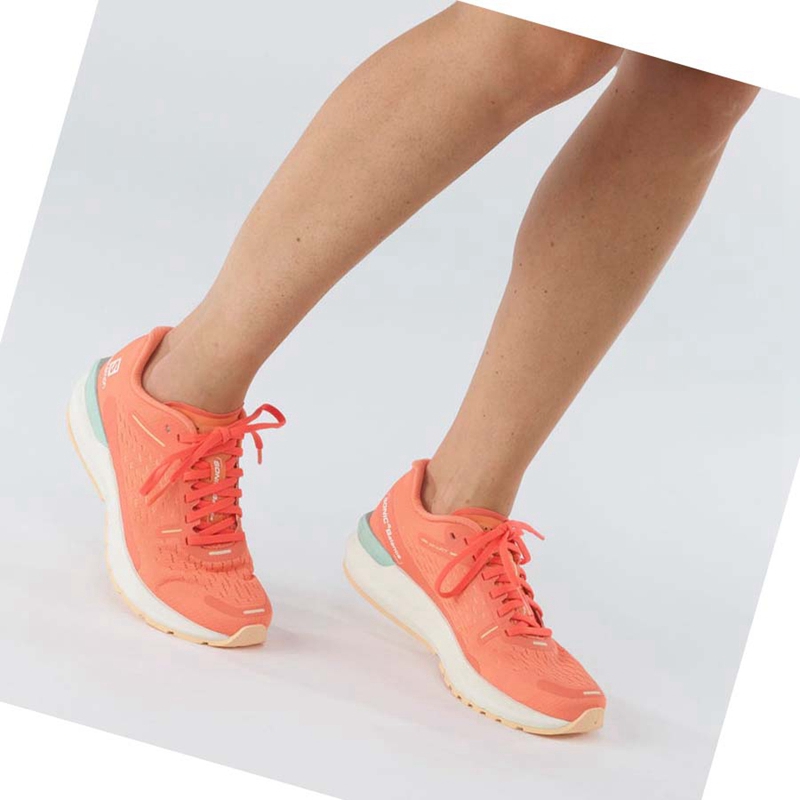 Chaussures Running Salomon SONIC 4 Femme Orange | TRPSDQE-75