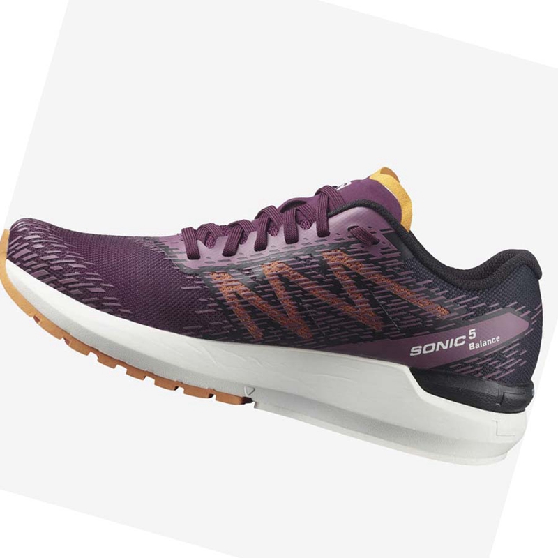 Chaussures Running Salomon SONIC 5 BALANCE Femme Rouge | ECVSAKB-07