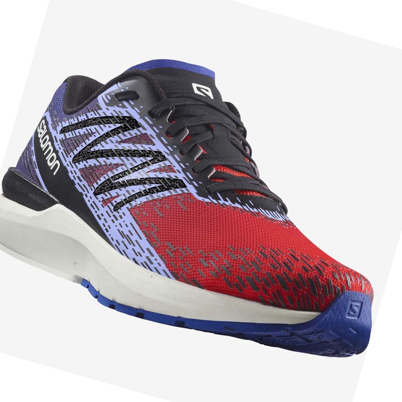 Chaussures Running Salomon SONIC 5 BALANCE Homme Rouge Bleu | YVRTCOH-34