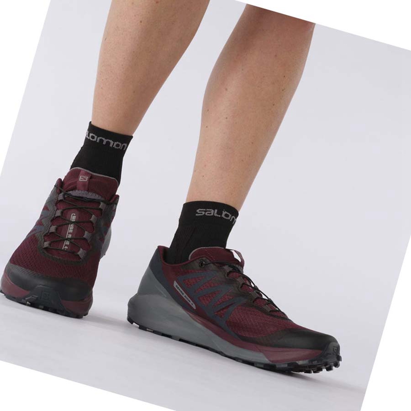 Chaussures Trail Running Salomon SENSE RIDE 4 Femme Violette | NEJZUGA-46
