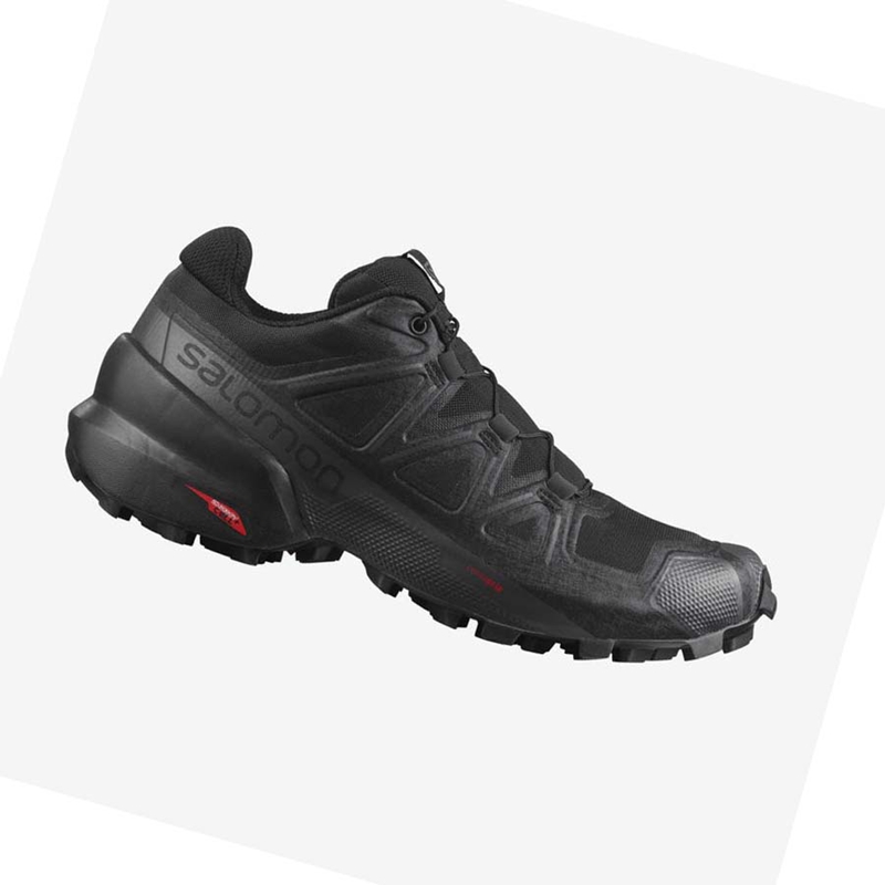 Chaussures Trail Running Salomon SPEEDCROSS 5 Femme Noir | SIKDUYA-59