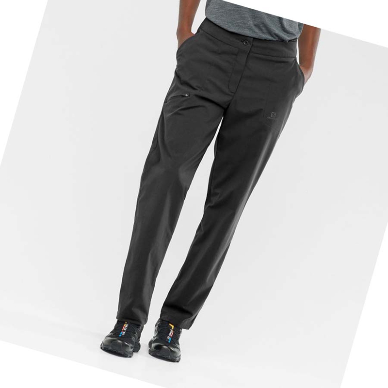 Pantalon Salomon WAYFARER CITY Femme Noir | QHCNTRI-70