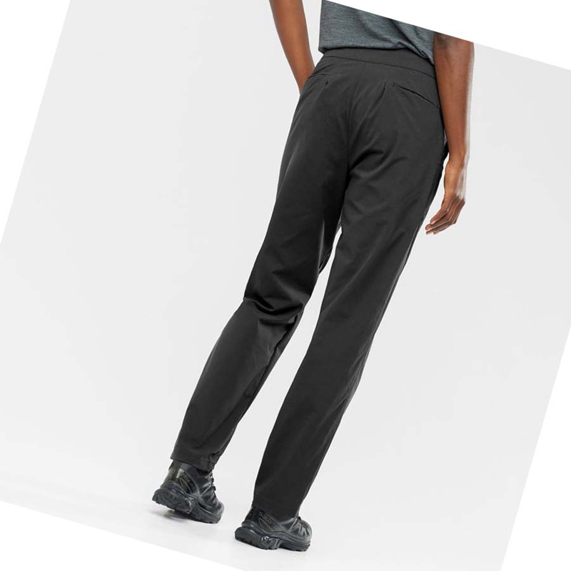 Pantalon Salomon WAYFARER CITY Femme Noir | QHCNTRI-70