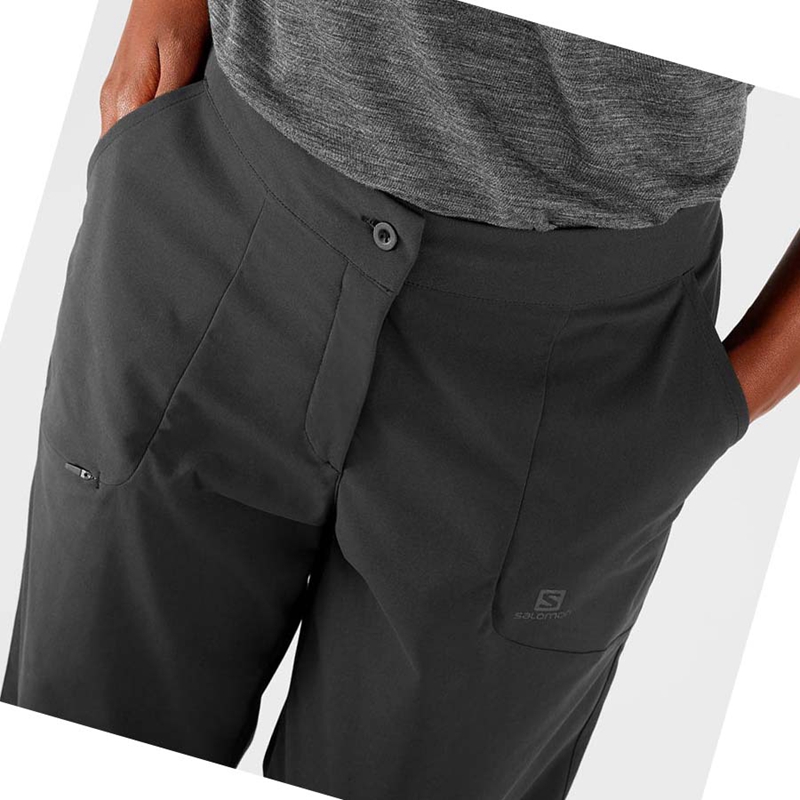 Pantalon Salomon WAYFARER CITY Femme Noir | QHCNTRI-70