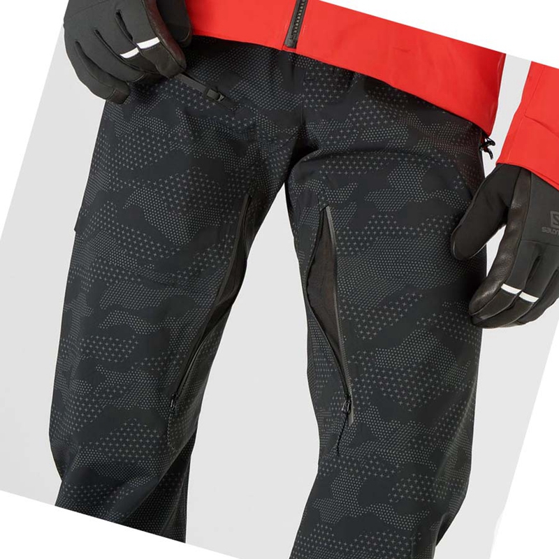 Pantalons De Ski Salomon OUTLAW 3L Homme Noir | BNGVYLJ-46