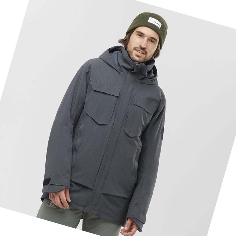 Vestes De Ski Salomon STANCE CARGO Homme Noir | SYGFHID-53