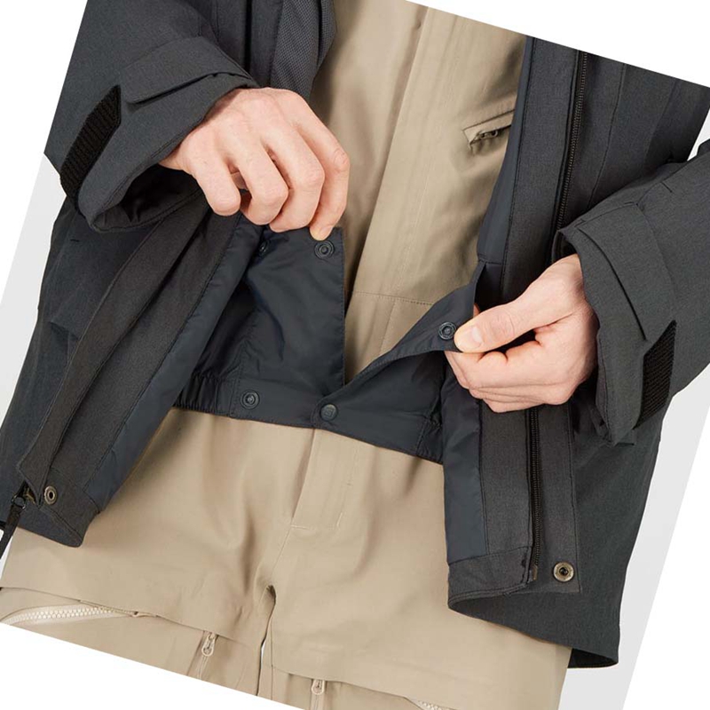 Vestes De Ski Salomon STANCE CARGO Homme Noir | SYGFHID-53
