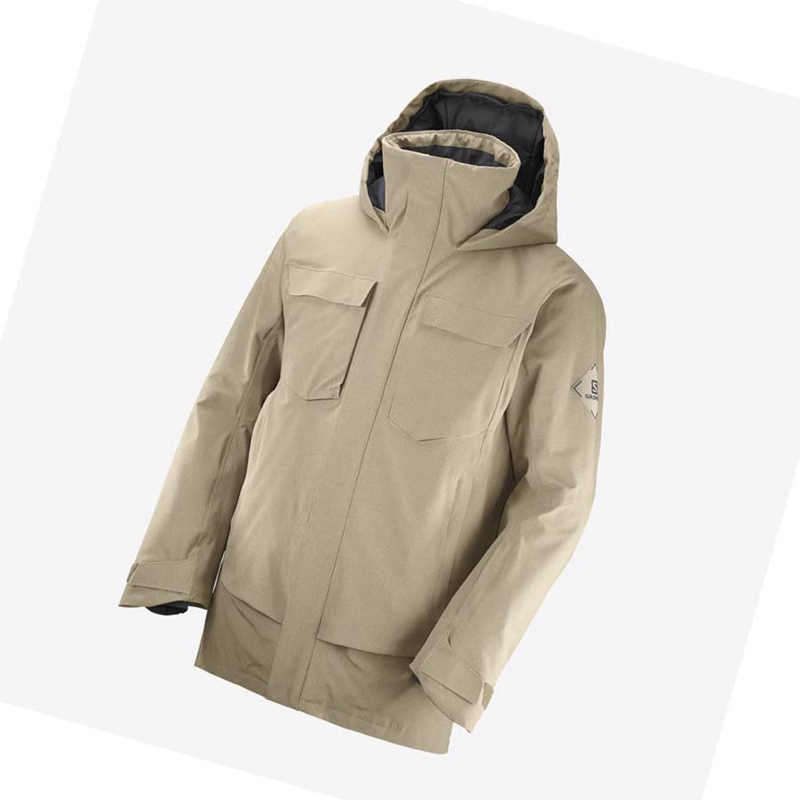 Vestes De Ski Salomon STANCE CARGO Homme Marron | ORBTEQL-13