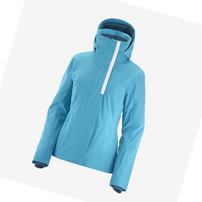 Vestes Salomon SPEED INSULATED Femme Bleu | ZYIHGLR-71